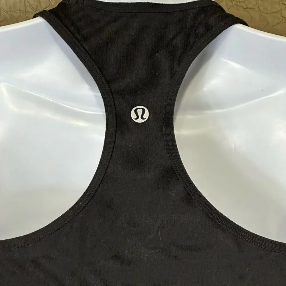 Lululemon black tank top size 6. A645